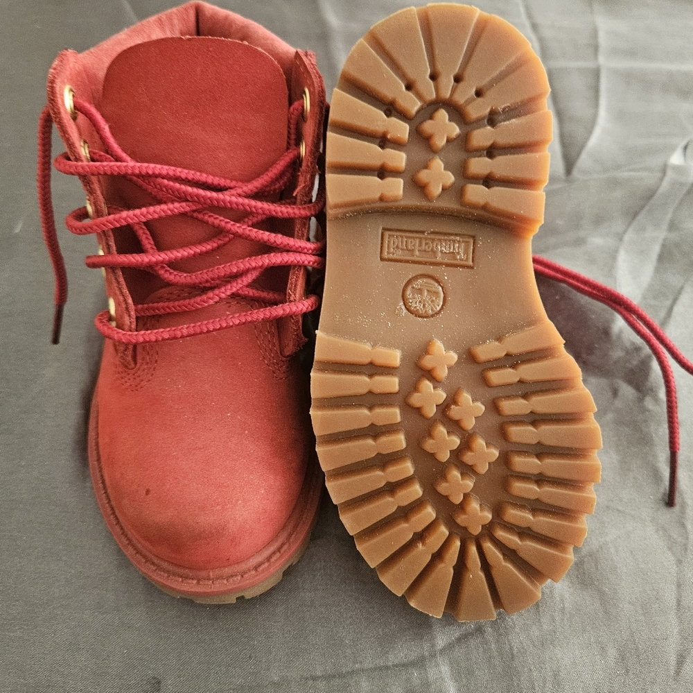 Red Timberland Boots